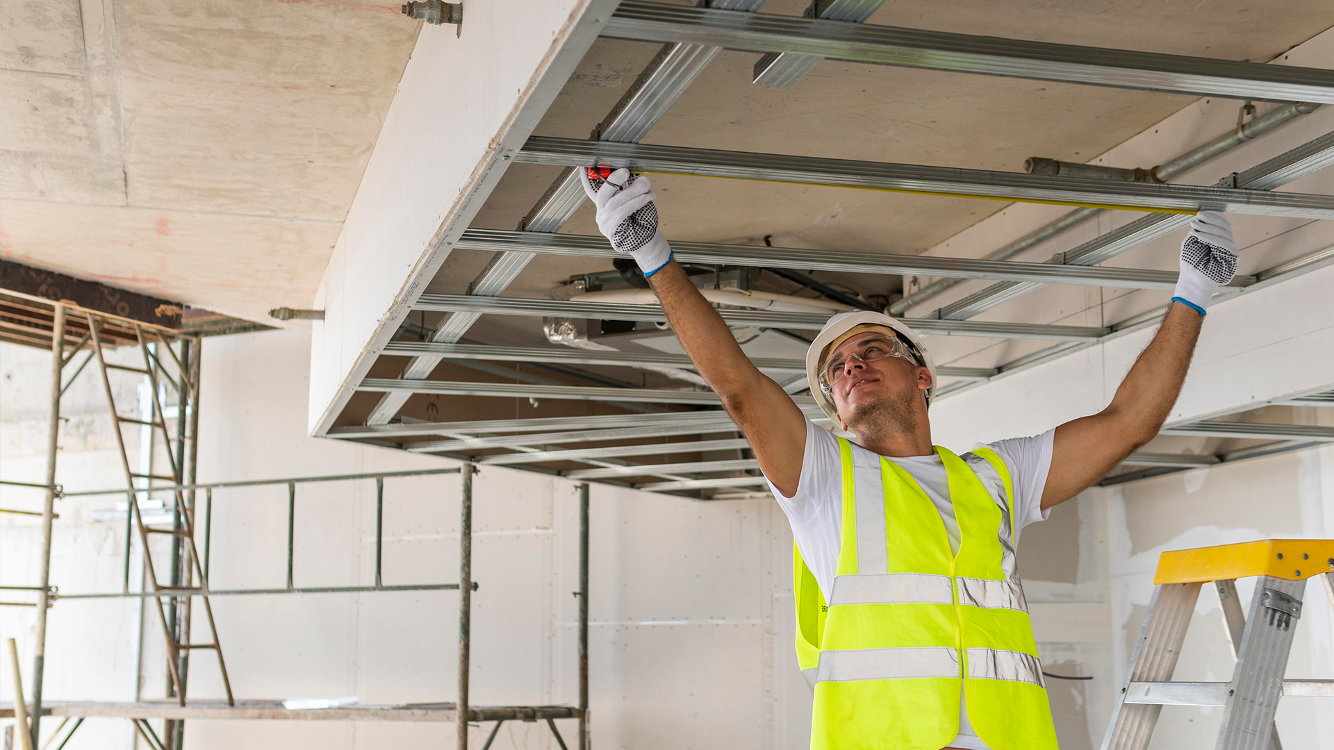 Drywall Construction Team